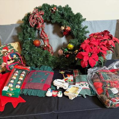 Mystery Christmas Lot And Other Holiday Decorations