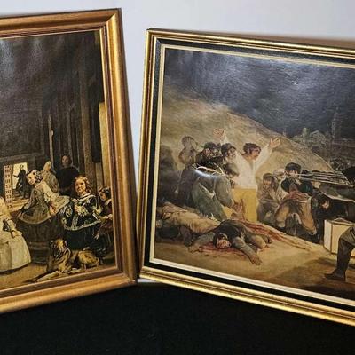 Spanish Framed Canvases