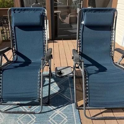 Two Zero Gravity Chairs