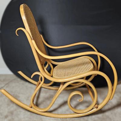 Cane Rattan Rocking Chair