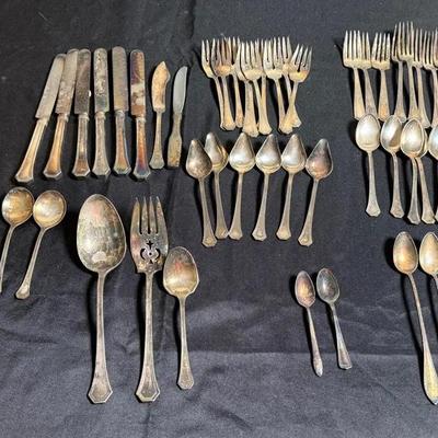 Reed & Barton, Sherwood Pure Silver Plate, Community Plate, Silver Plated Utensils 