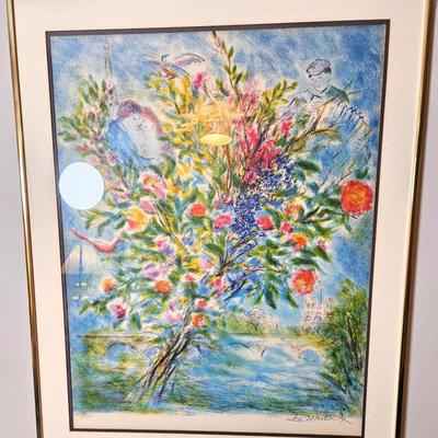 Ira Moskowitz Numbered Lithograph