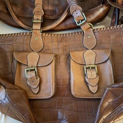 Mulberry vintage darwin leather oak rampling congo tote bag