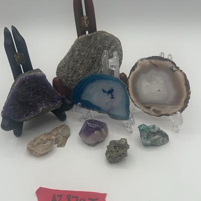 AZ870J Collection of Rocks, Minerals & Polished Stones 