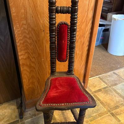 AZ936j High Back Jacobean Prayer Chair 