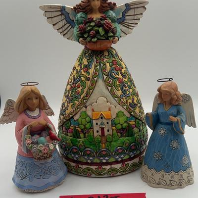 AZ812J Trio of Jim Shore Angels