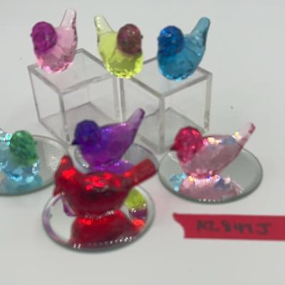 AZ847J Collection Of 7 Ganz Itty Bitty Birds