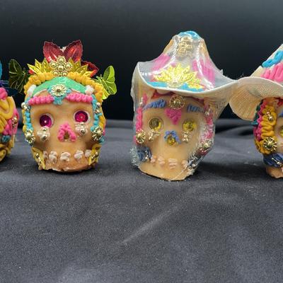 AZ844J Day of Dead Skull Art