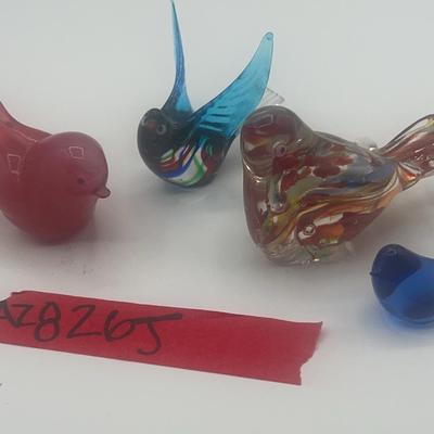 AZ826J Murano Glass Birds and More