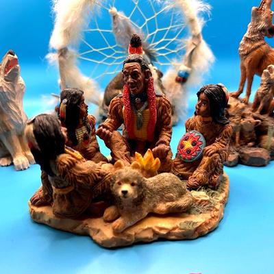 AZ861J Native Indian and His Companion 