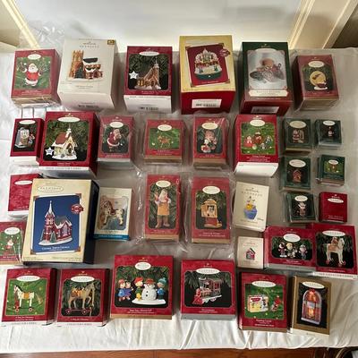Hallmark Keepsake Ornament Lot #6 Christmas Holiday Themed