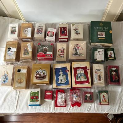 Hallmark Keepsake Ornaments Lot #3 Christmas & Holiday Themed