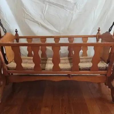Antique Baby Cradle 
