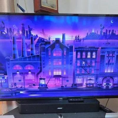 Bose Soundbar w/43" TLC Roku TV