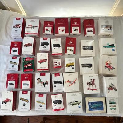 Hallmark Keepsake Ornament Lot #2 Trains, Cars, & Vehicles 