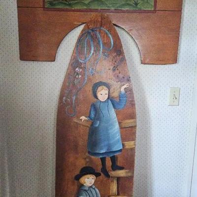 Painted Wood - Signed D Sterner & Gloria Brennon