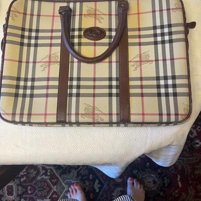 Burberry briefcase