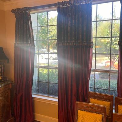 Window treatments and hardware for sale