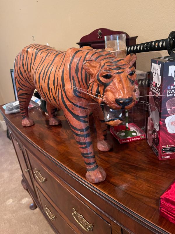 Sale Photo Thumbnail #31: Leather wrapped tiger