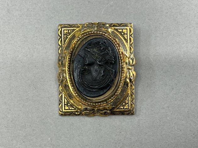 Coro Cameo Brooch