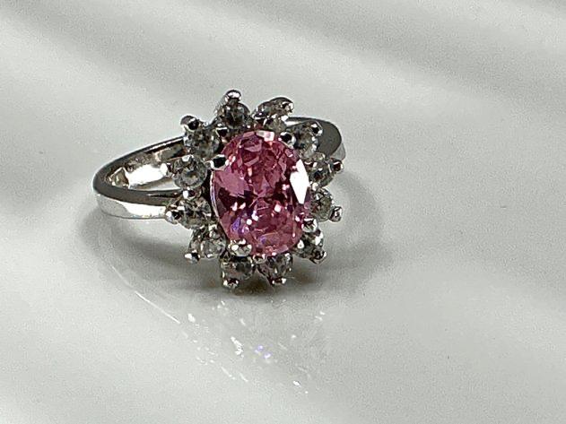 Sterling and Tourmaline Ring