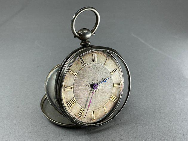 Fine SIlver Nicol Gene've Pocket Watch