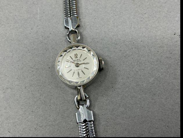 14K WG Gruen 17 Jewels Watch