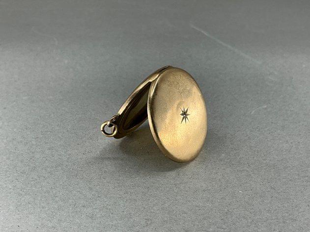 14K and Diamond Locket