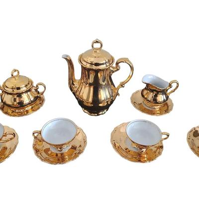 FK219 Rudolph Wachter RRW Gold Tea Set