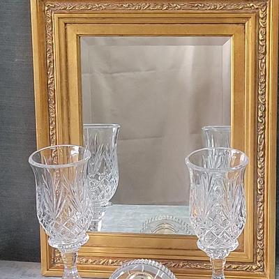 Crystal And Gold Decor Featuring Godinger And \nMoriyami Mori-Machi