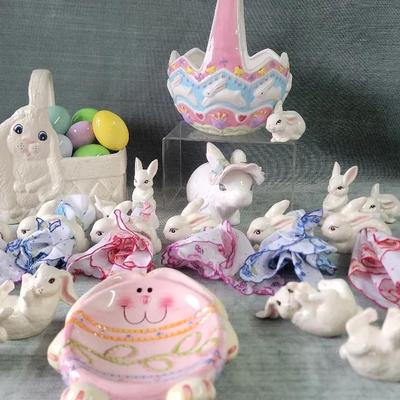 Bunnies Galore - Ceramic Bunny Collection 
