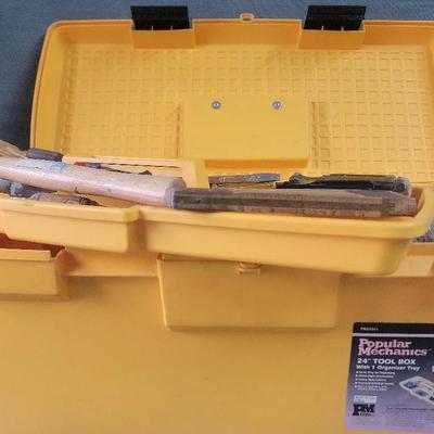 Tool Box With Assorted Tools