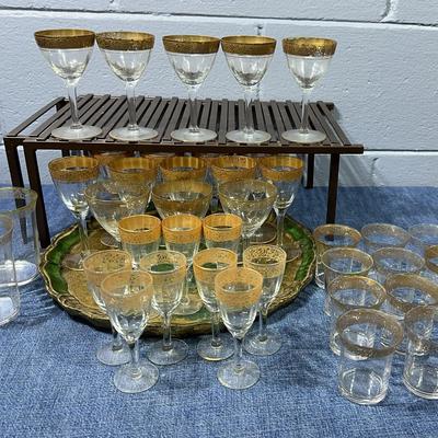 Tiffin-Franciscan crystal glasses