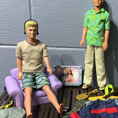Vintage Ken Dolls With Clothing