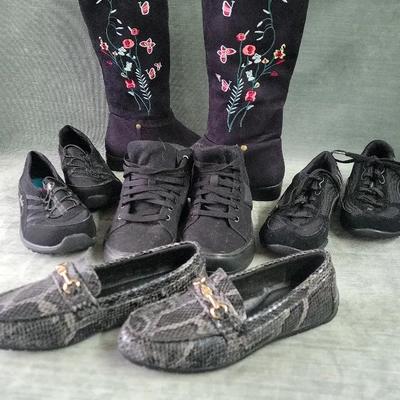 Collection Of Women's Women's Black Shoes Sizes5 - 7.5