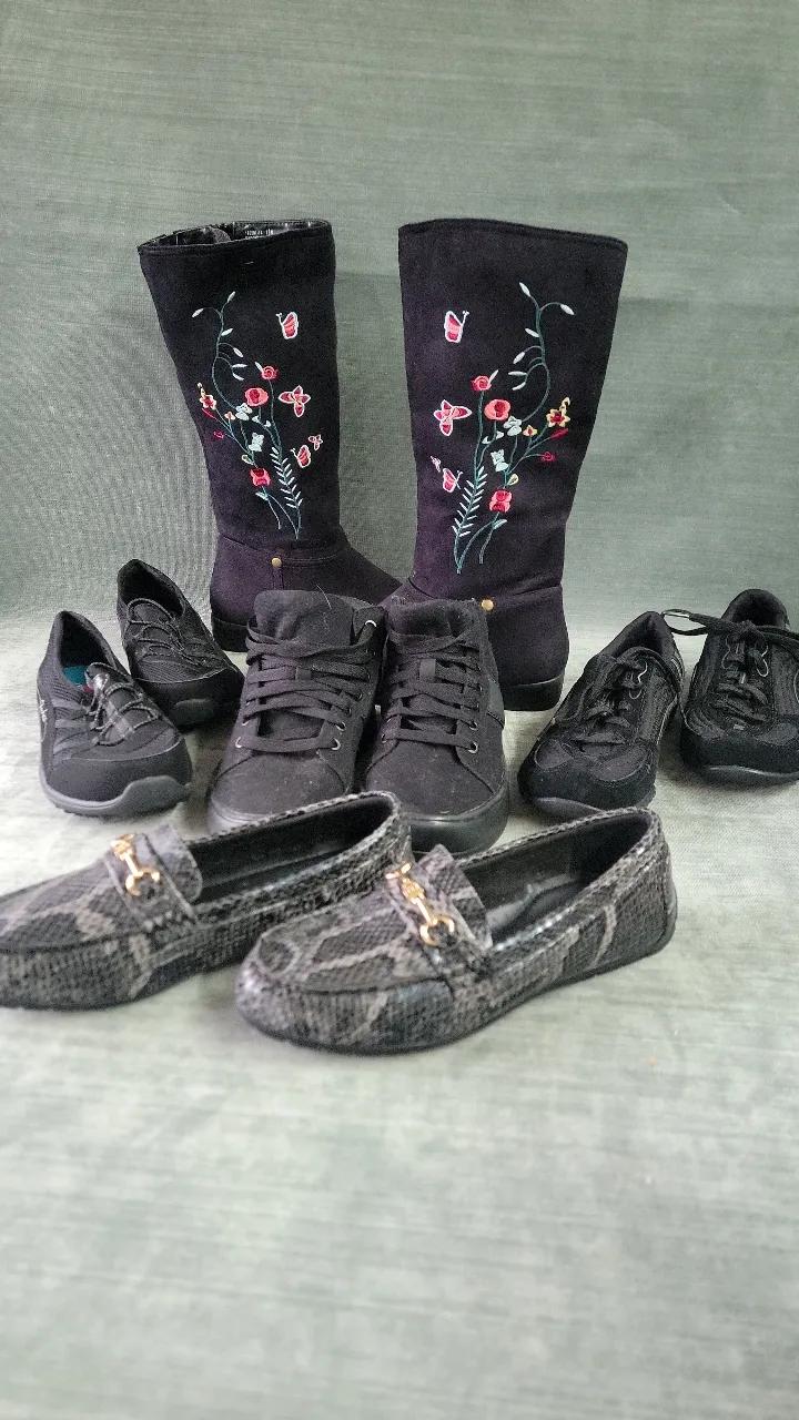 Collection Of Women's Women's Black Shoes Sizes5 - 7.5