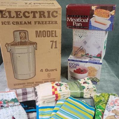 New Old Stock Kitchen Appliances. Towels And More