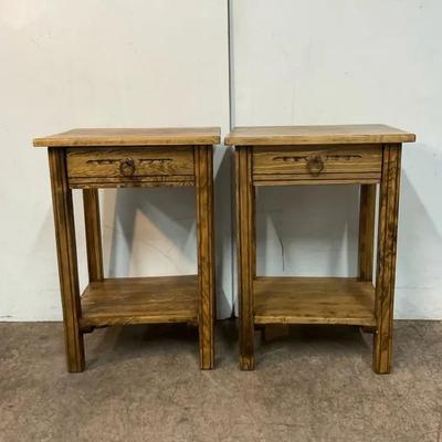 Rustic Westen End Tables #1