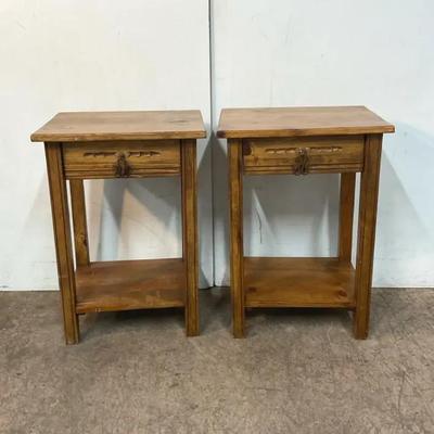 Rustic Western End Tables #2