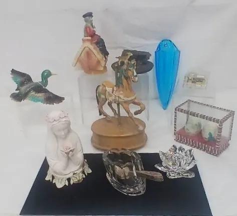 Vintage Musical Boxes and Decorative Pieces
