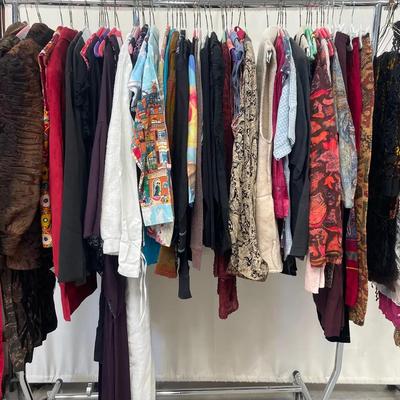 #2 Women’s Clothing Feat. Stunning Beadwork Evening Blouse Small - XL