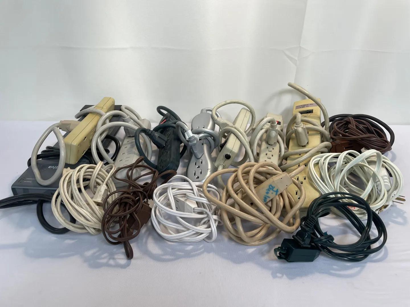 Power Strip & Extension Cord Bundle