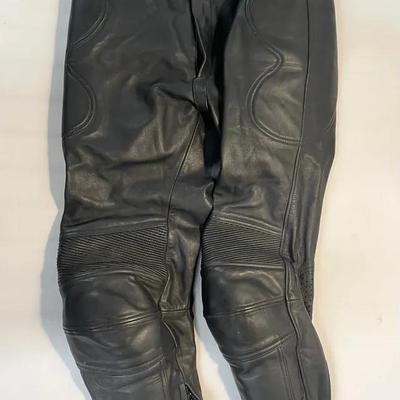 La Trek Leather Motorcycle Riding Pants Sz 34/44