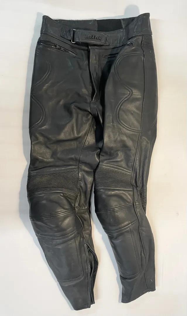 La Trek Leather Motorcycle Riding Pants Sz 34/44