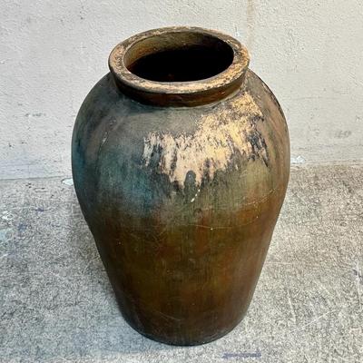 Martaban ware stoneware storage jar
