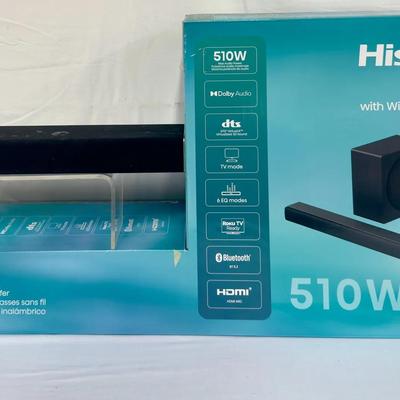 Hisense 5.1 channel soundbar & wireless subwoofer + More! 