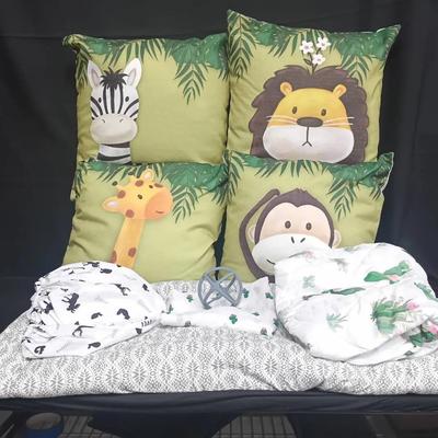 Jungle & Cactus Nursery Bedding Set