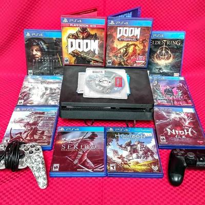 Sony PlayStation 4 Slim Console Bundle with Games & Controllers
