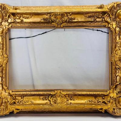 Ornate Gold Vintage Picture Frame