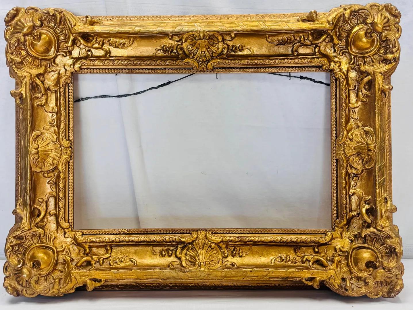 Ornate Gold Vintage Picture Frame